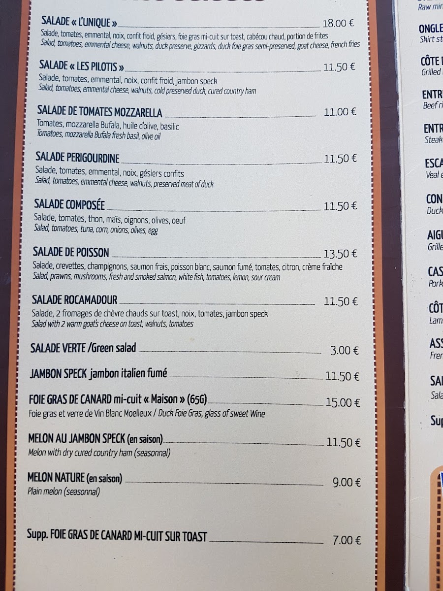 Menu Restaurant Les Pilotis-10