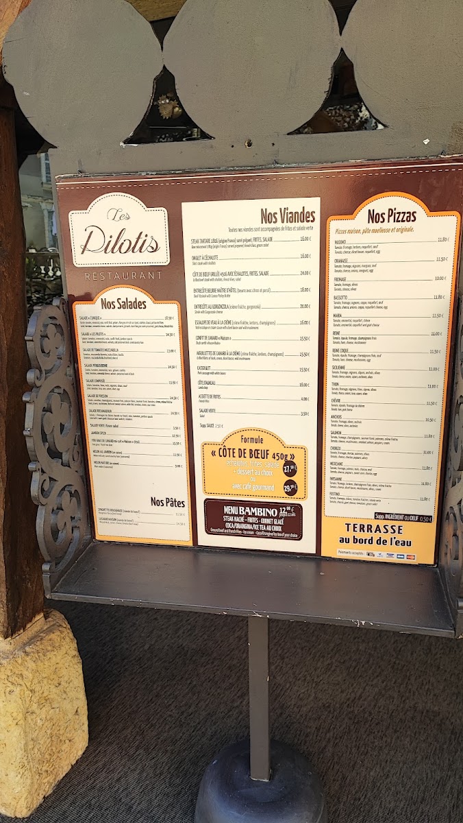 Menu Restaurant Les Pilotis-7