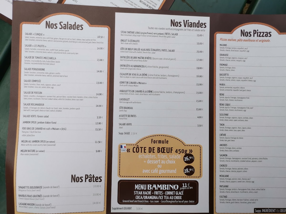Menu Restaurant Les Pilotis-8